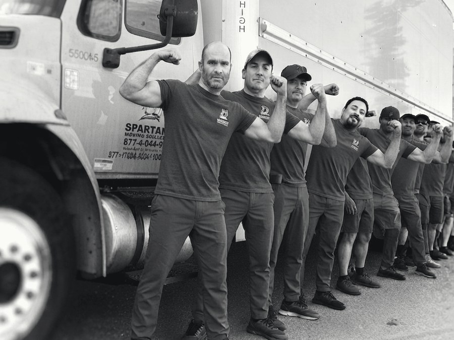 The Spartan Moving crew