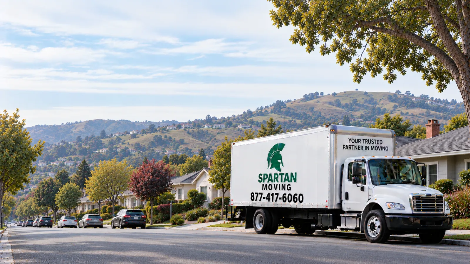 Illustration of Hayward, part of the Spartan Moving service area