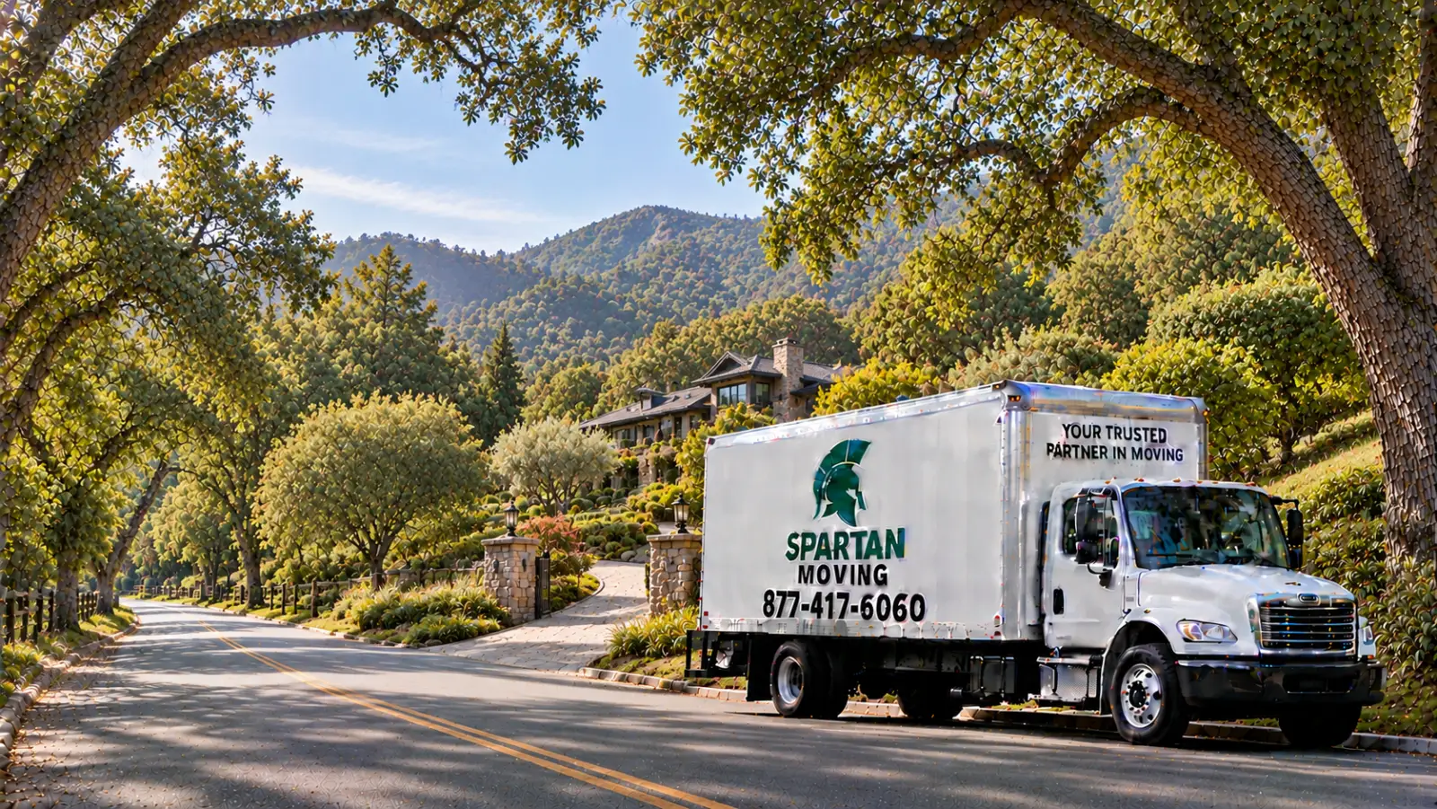 Illustration of Los Gatos, part of the Spartan Moving service area