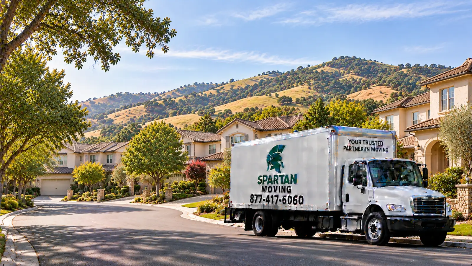 Illustration of San Ramon, part of the Spartan Moving service area